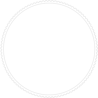 Circular Gear Border Graphic PNG image