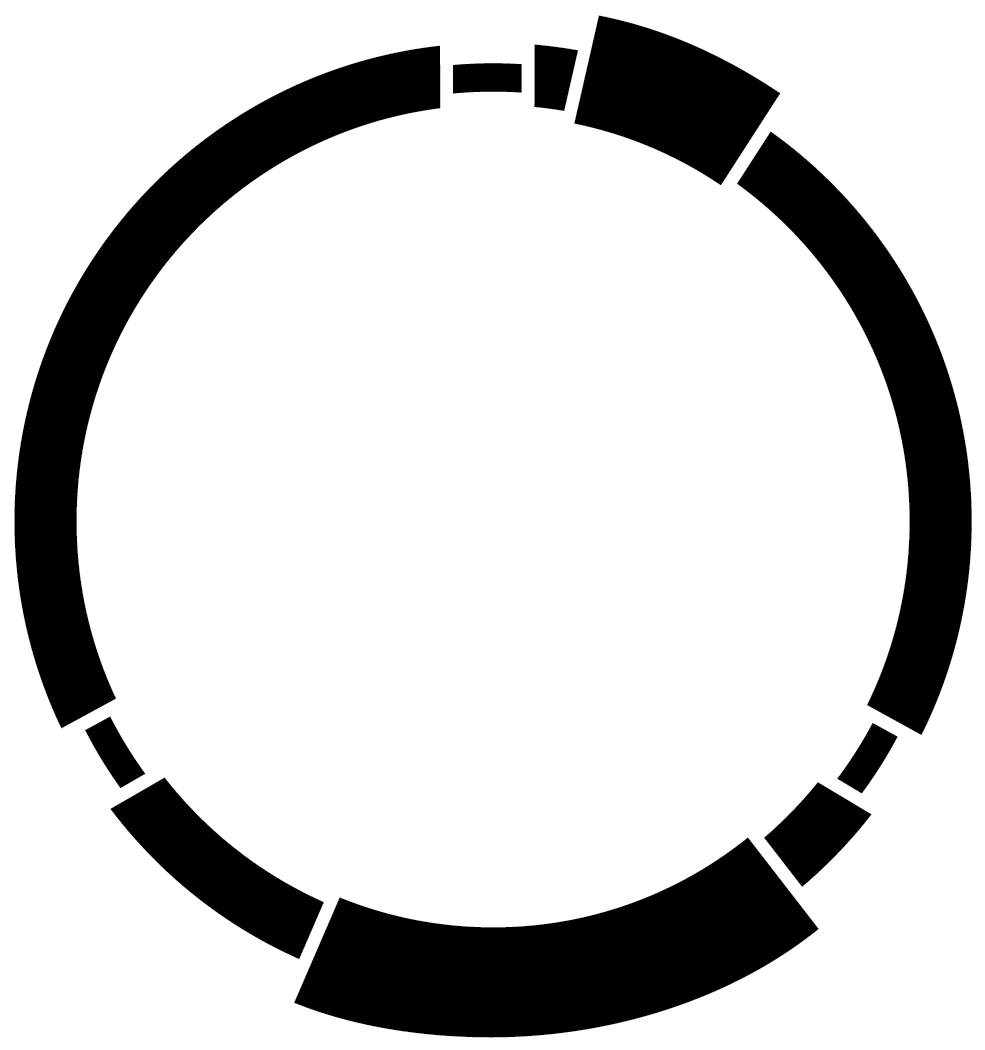 Circular Loading Icon Blackand White PNG image