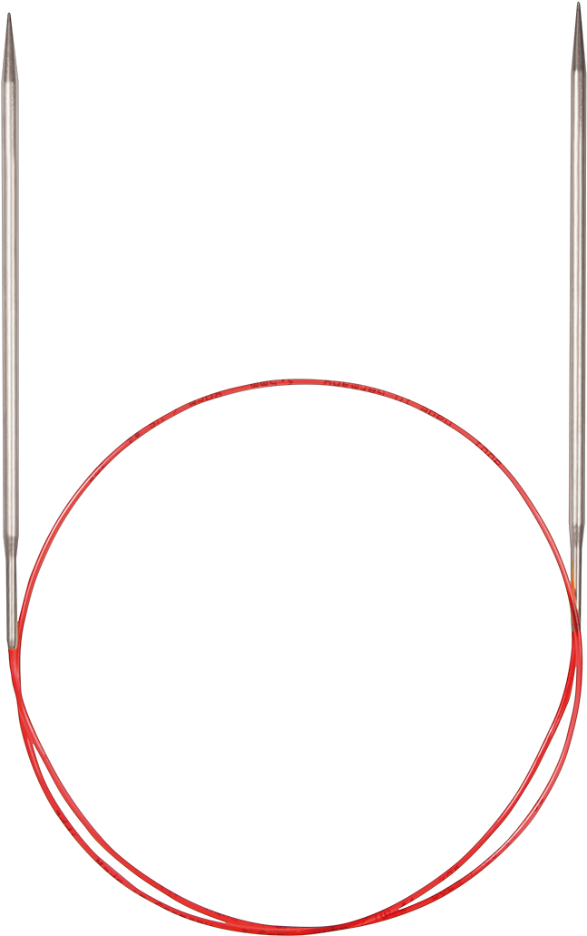 Circular Needleand Red Thread PNG image