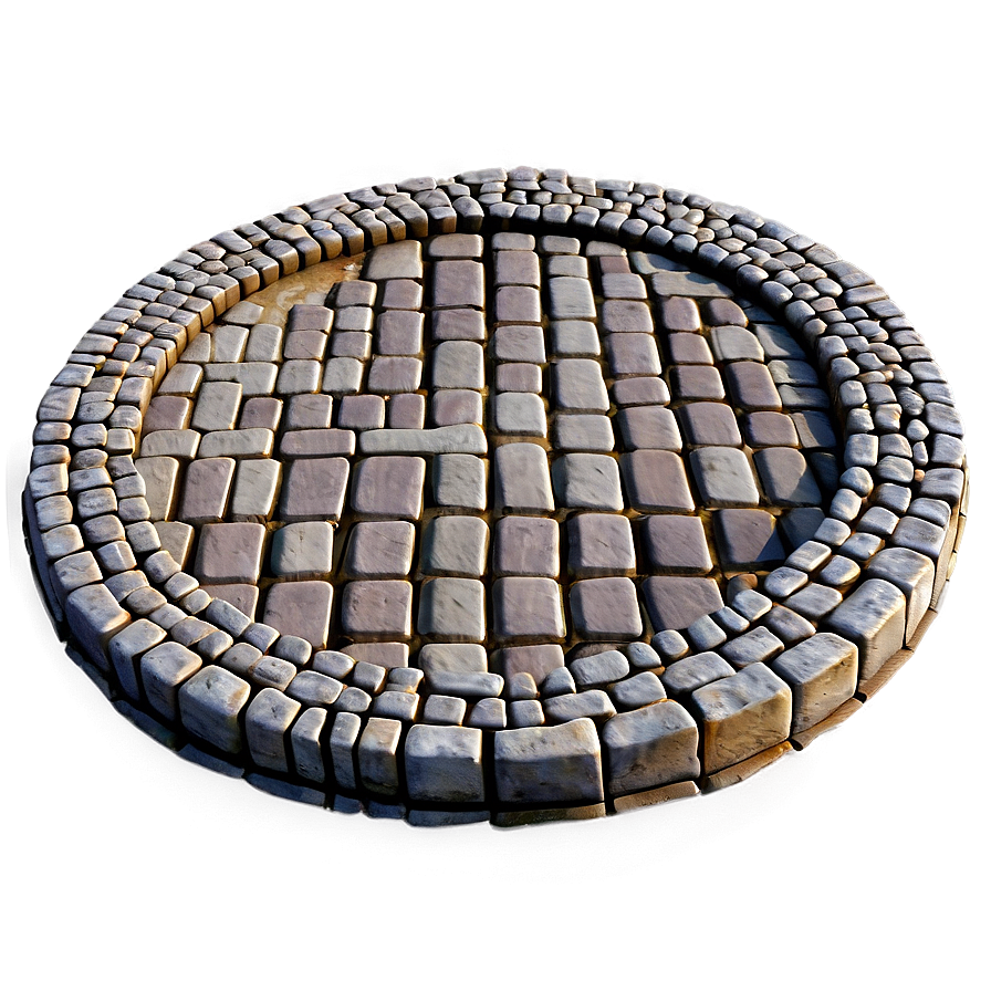 Circular Paving Design Png 06272024 PNG image