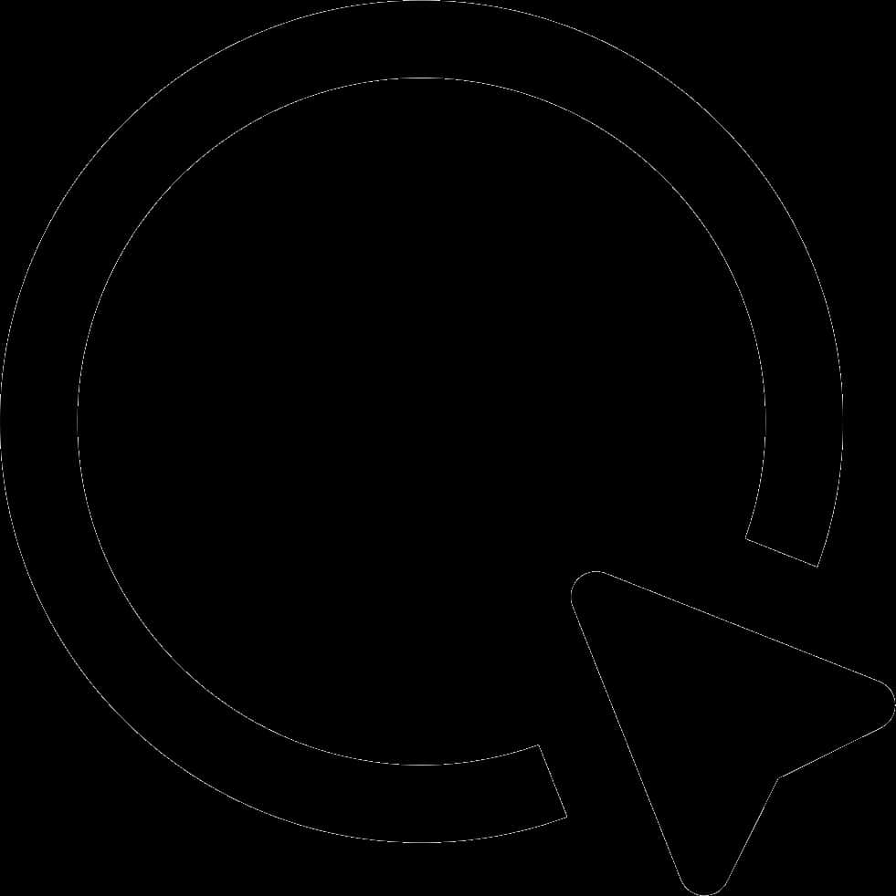 Circular Refresh Cursor Icon PNG image
