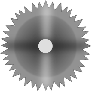 Circular Saw Blade Graphic PNG image