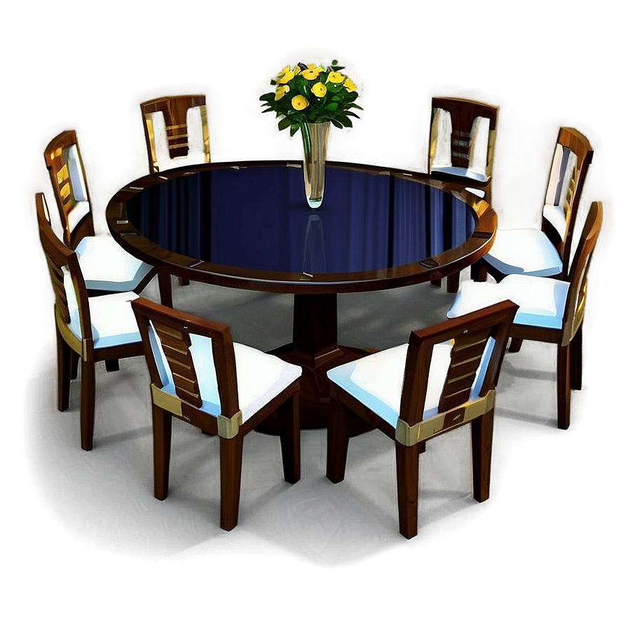 Circular Table Illustration Png Tye PNG image