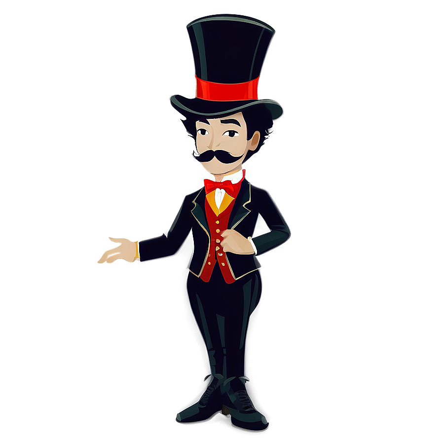 Circus Ringmaster Mustache Png Bkd33 PNG image