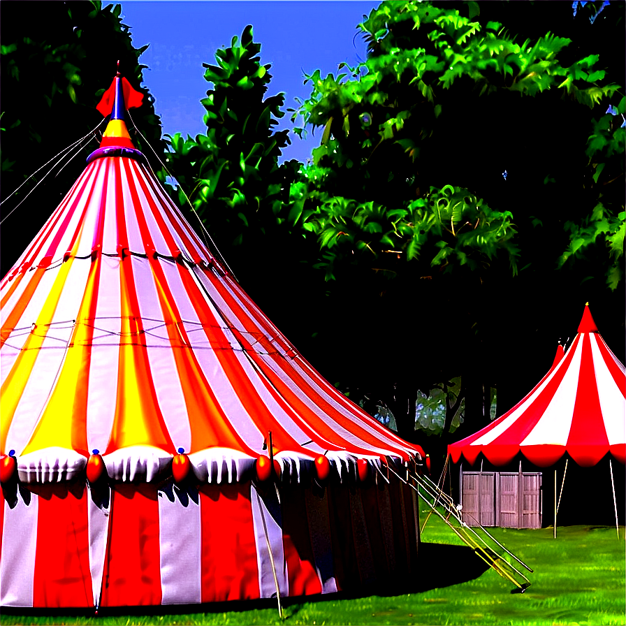 Circus Tent In Forest Png 06132024 PNG image