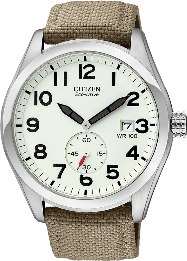 Citizen Eco Drive Watchwith Canvas Strap PNG image