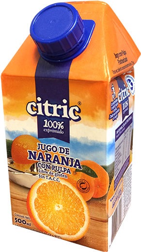 Citric Orange Juice Carton500ml PNG image