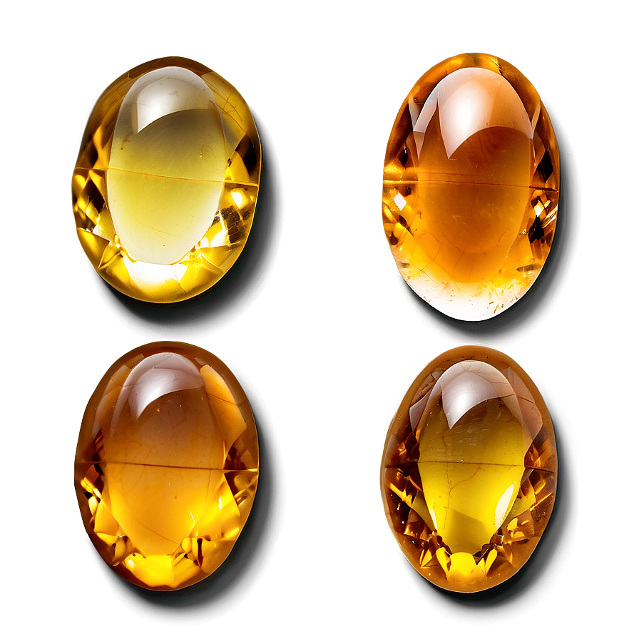 Citrine Cabochon Png 06282024 PNG image