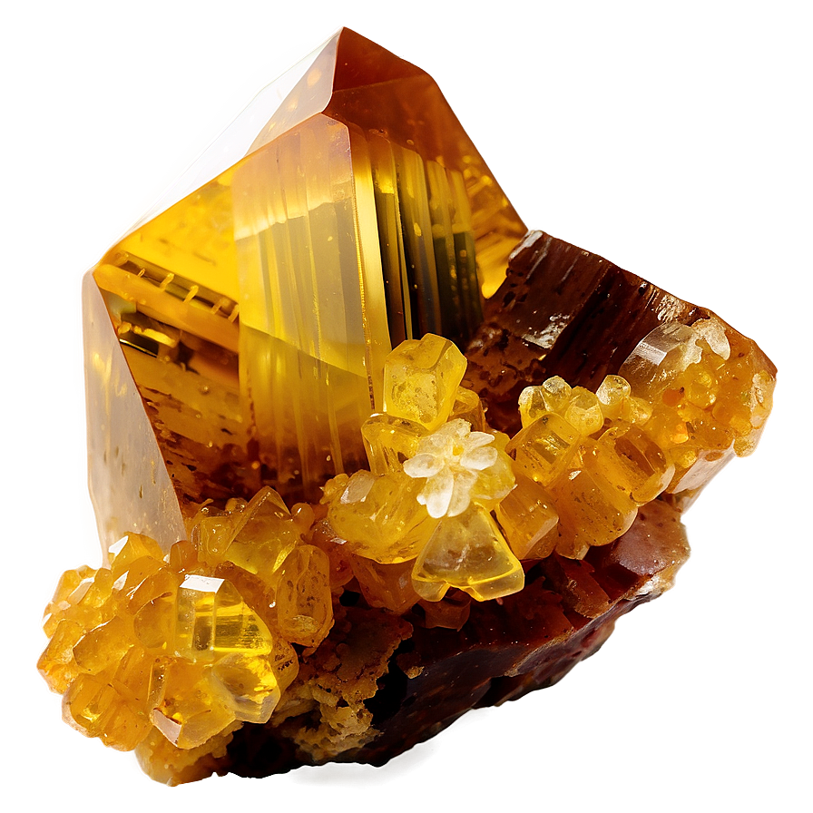 Citrine Mineral Specimen Png Rfm PNG image