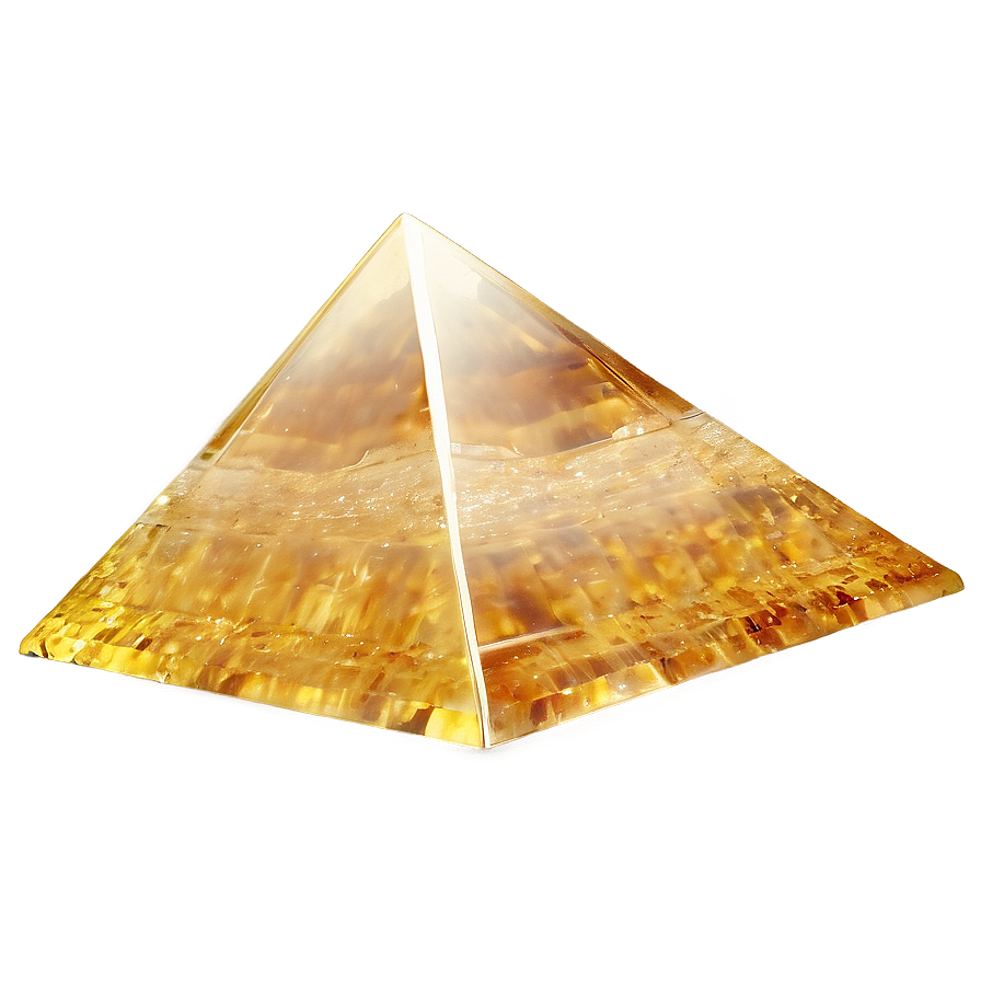 Citrine Pyramid Png Xsh PNG image