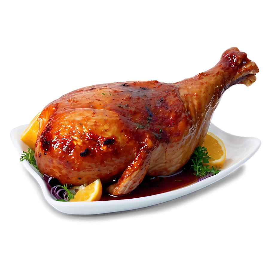 Citrus Glazed Turkey Leg Png 71 PNG image