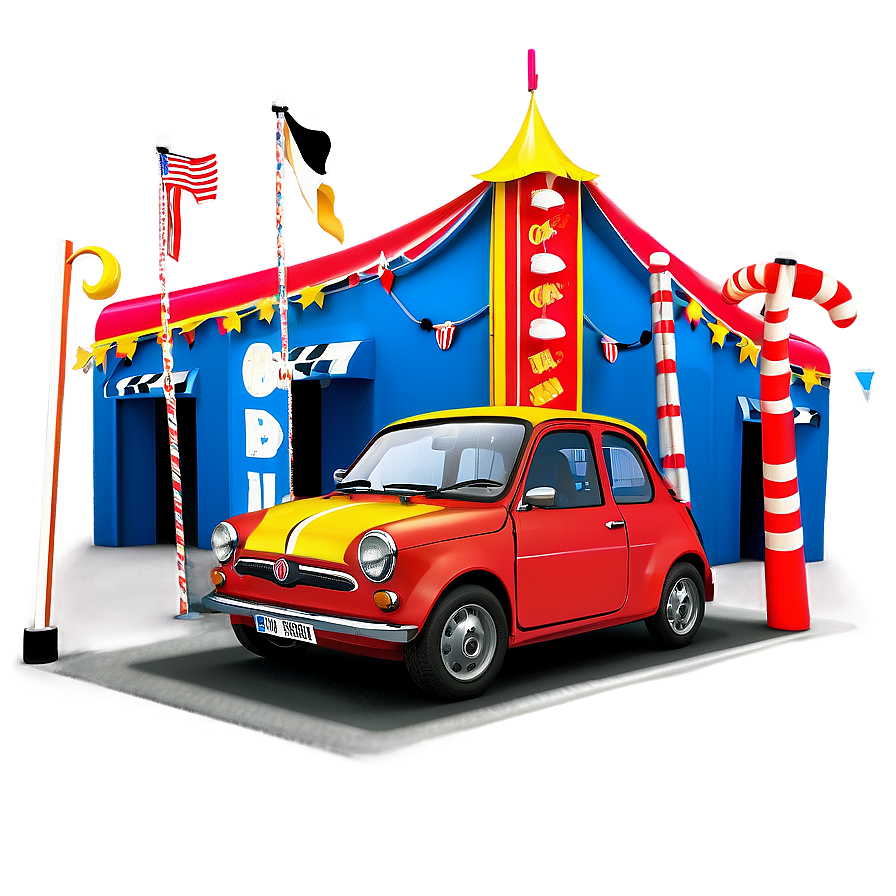 City Car Circus Png Dxe20 PNG image