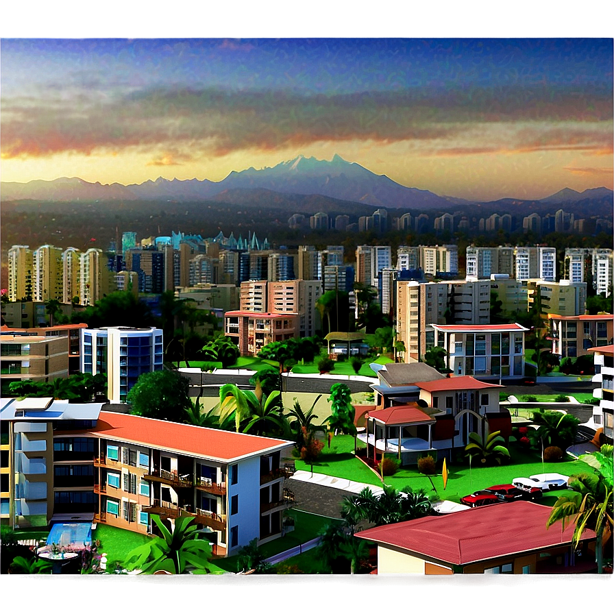 City Residential Areas Png 19 PNG image