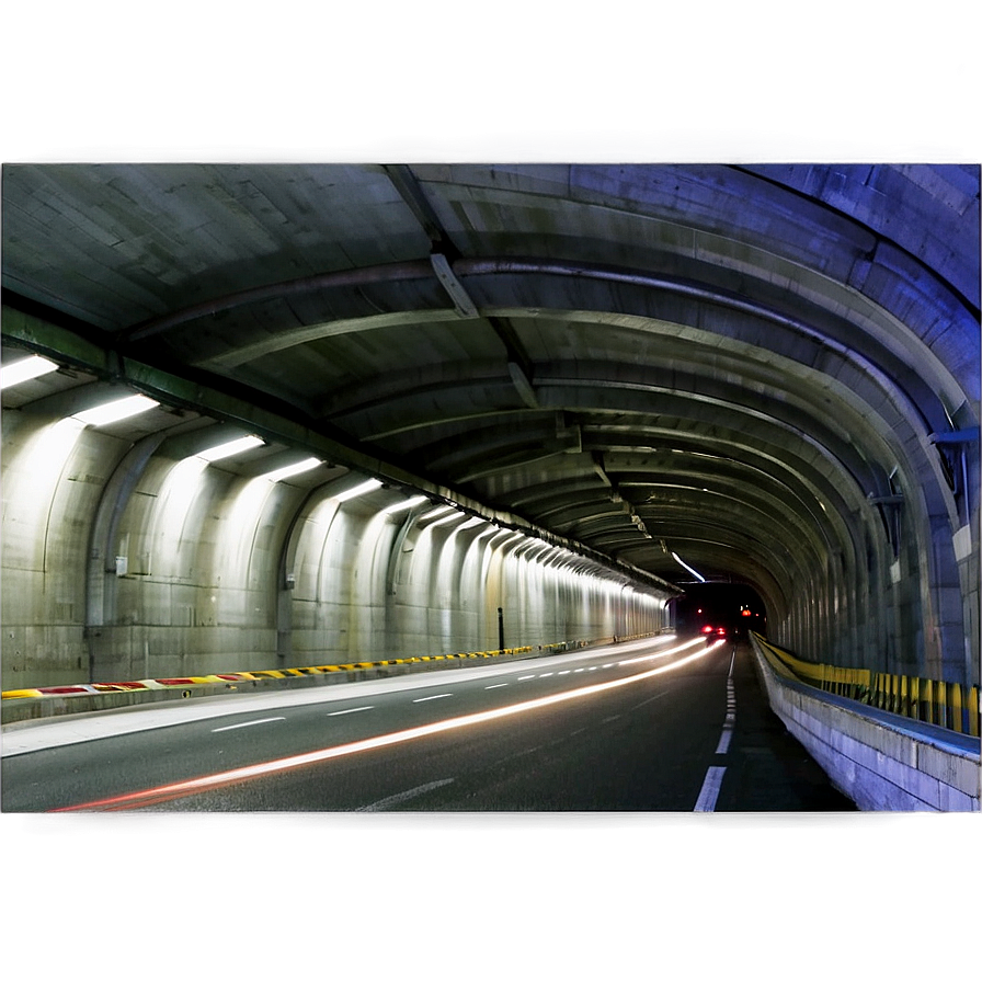 City Tunnel At Night Png 06242024 PNG image