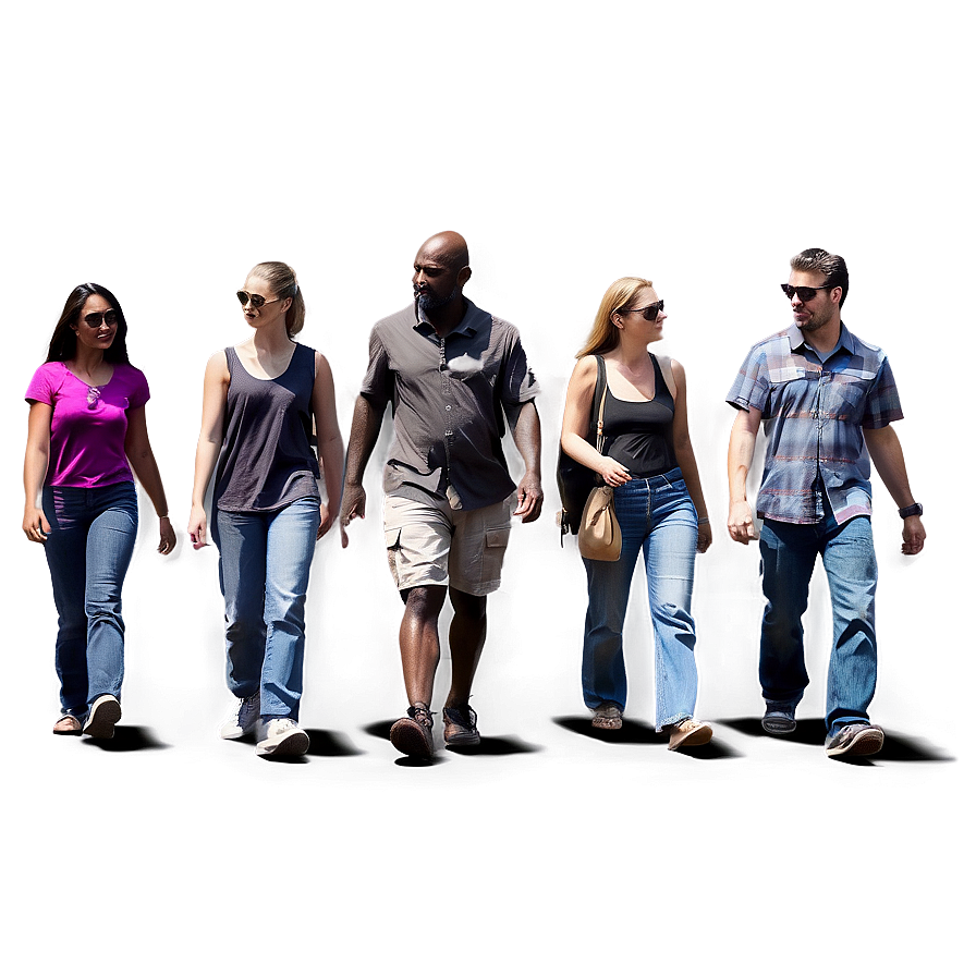 City Walkers Png 05252024 PNG image