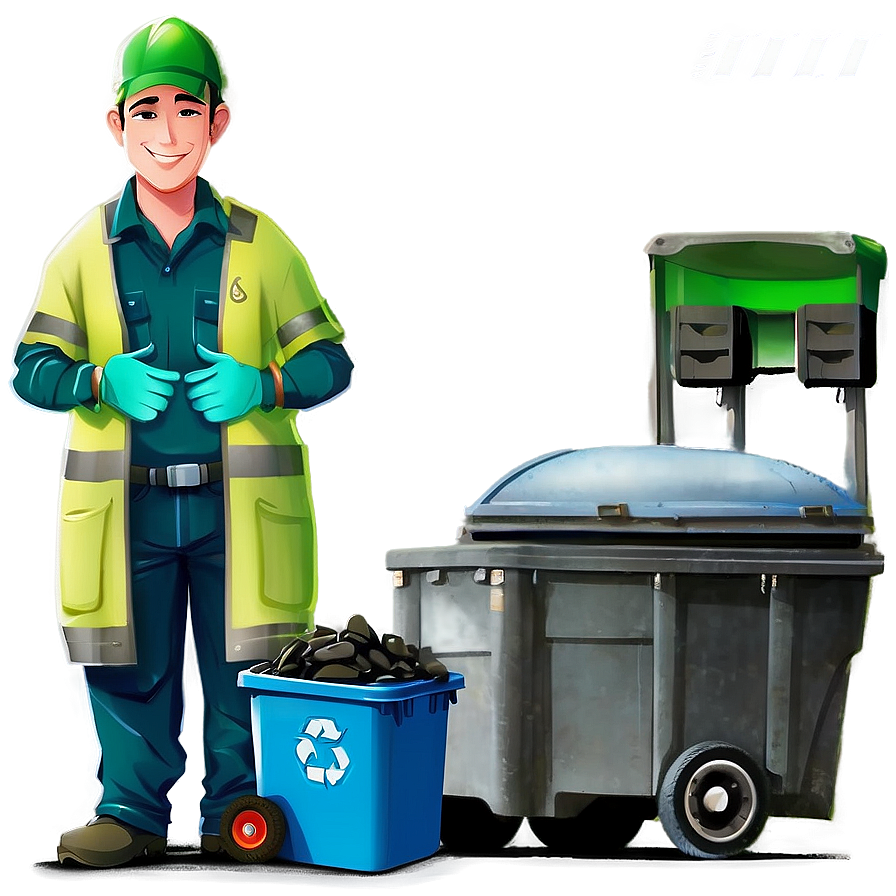 City Waste Collection Png Bwq32 PNG image