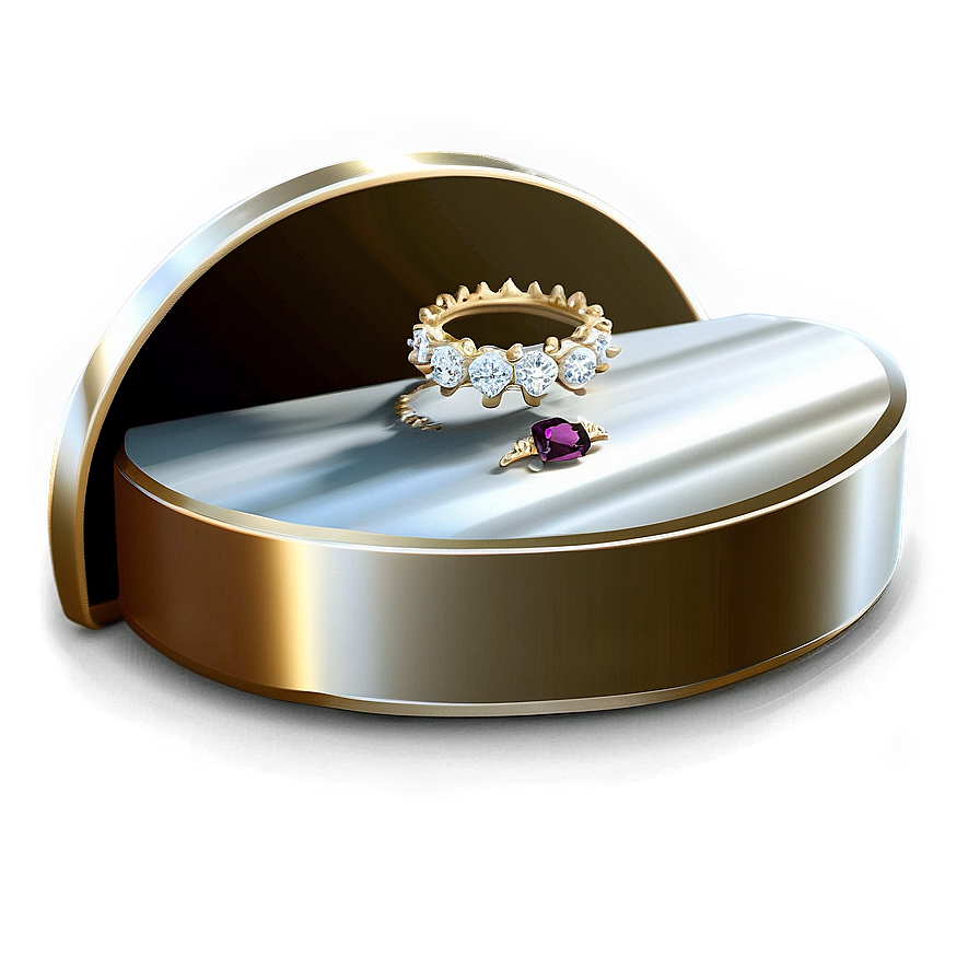 Clamshell Ring Box Png Lnf PNG image