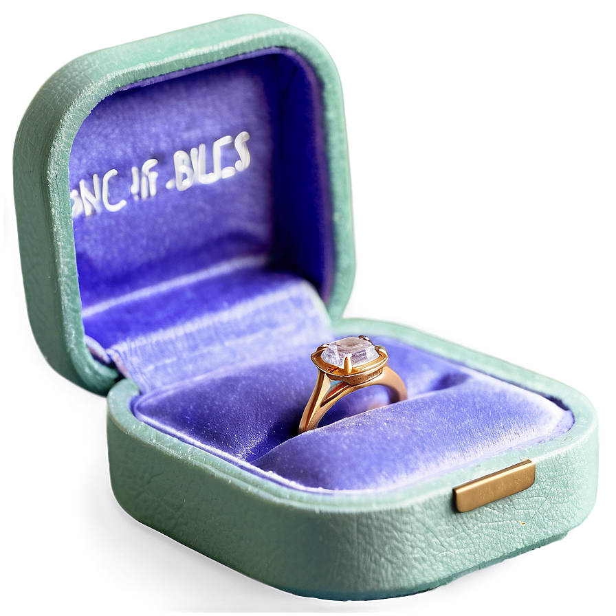 Clamshell Ring Box Png Yma49 PNG image