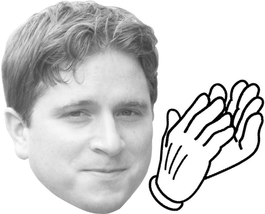 Clapping Emote_ Man Face PNG image