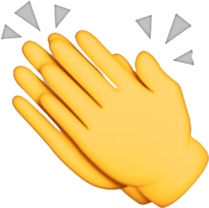 Clapping_ Hand_ Emoji PNG image