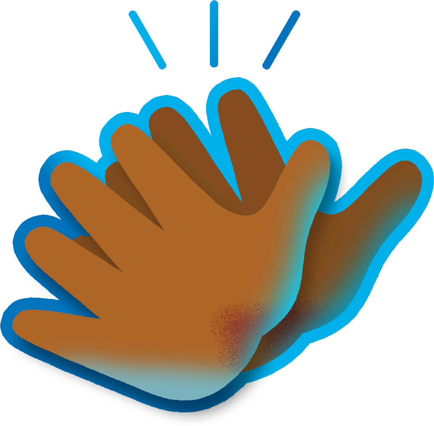 Clapping_ Hands_ Emoji_ Graphic PNG image