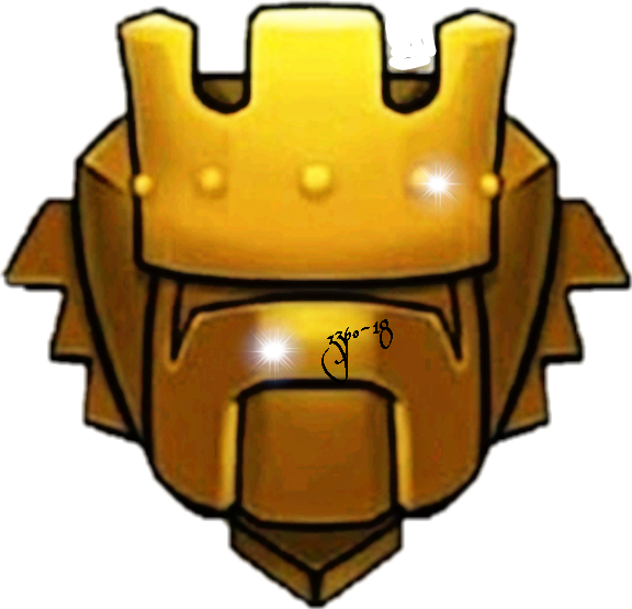 Clash Of Clans Logo Golden Shield PNG image