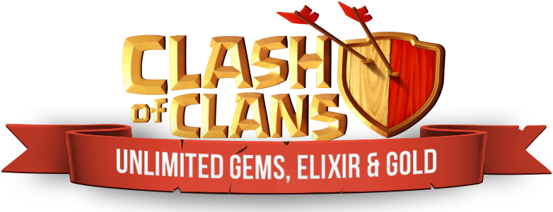 Clashof Clans Logo Promotion PNG image