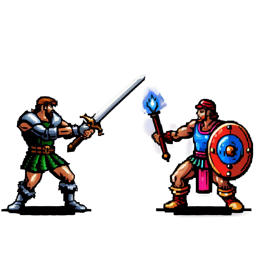 Classic 16 Bit Battle Scenes Png 38 PNG image