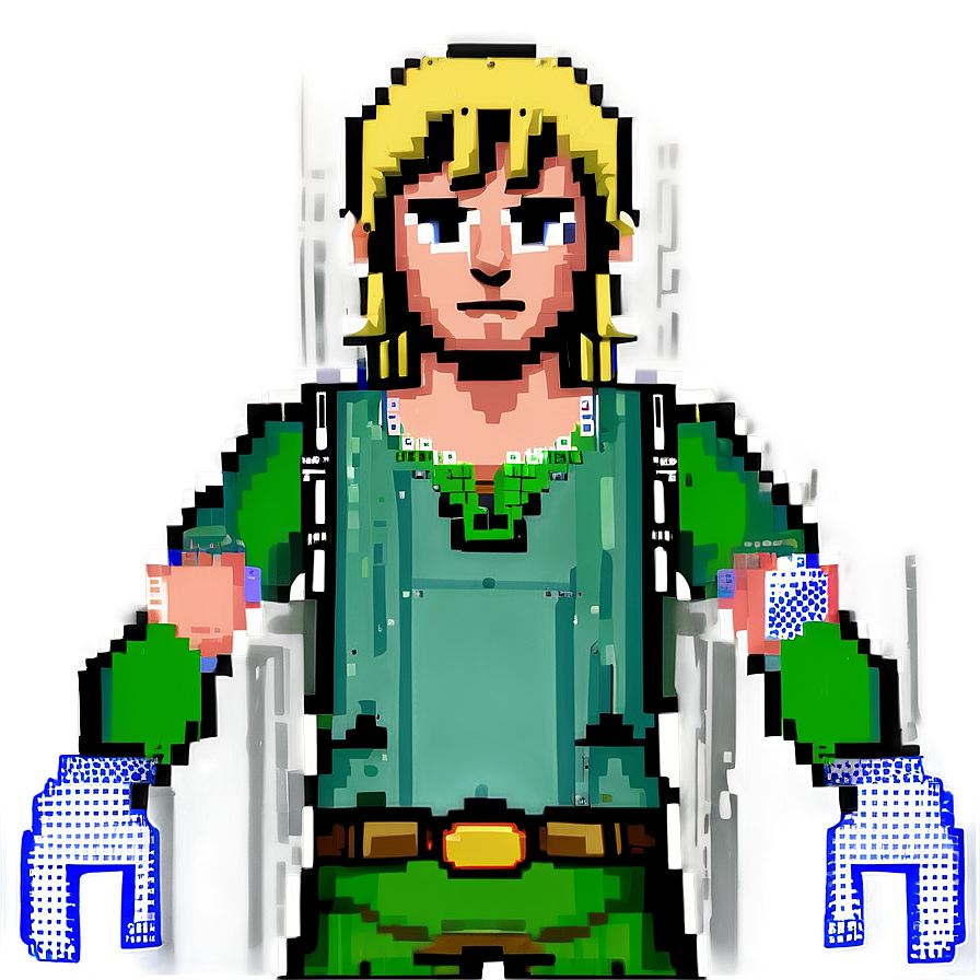 Classic 8-bit Link Png 05212024 PNG image