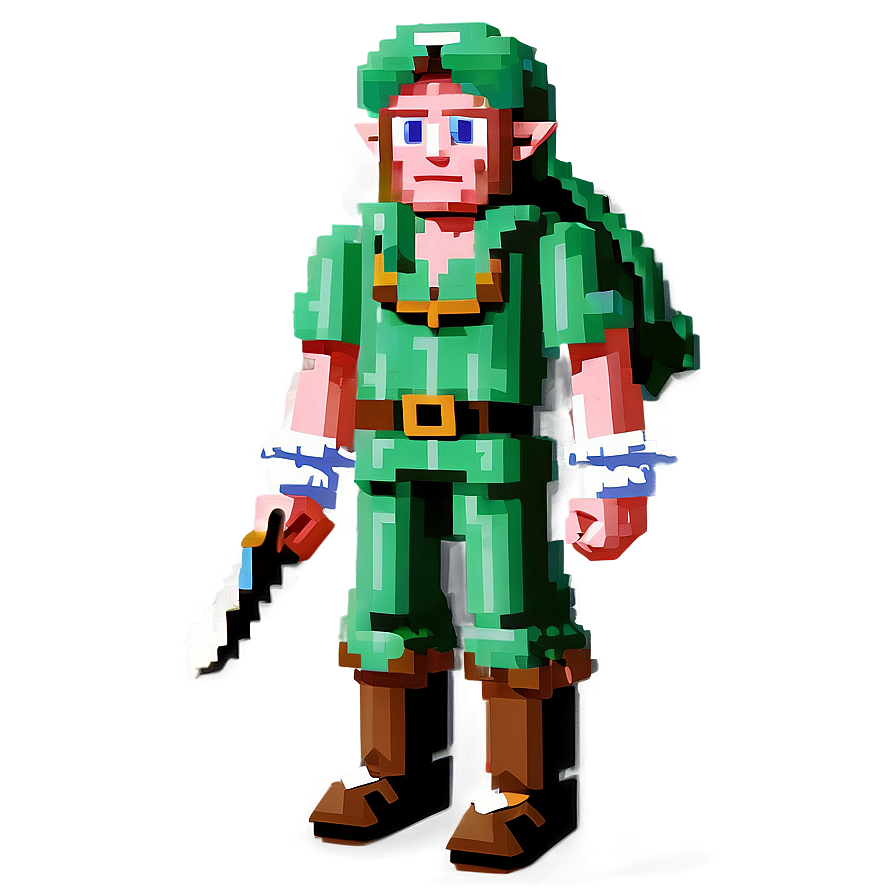 Classic 8-bit Link Png Gqn PNG image