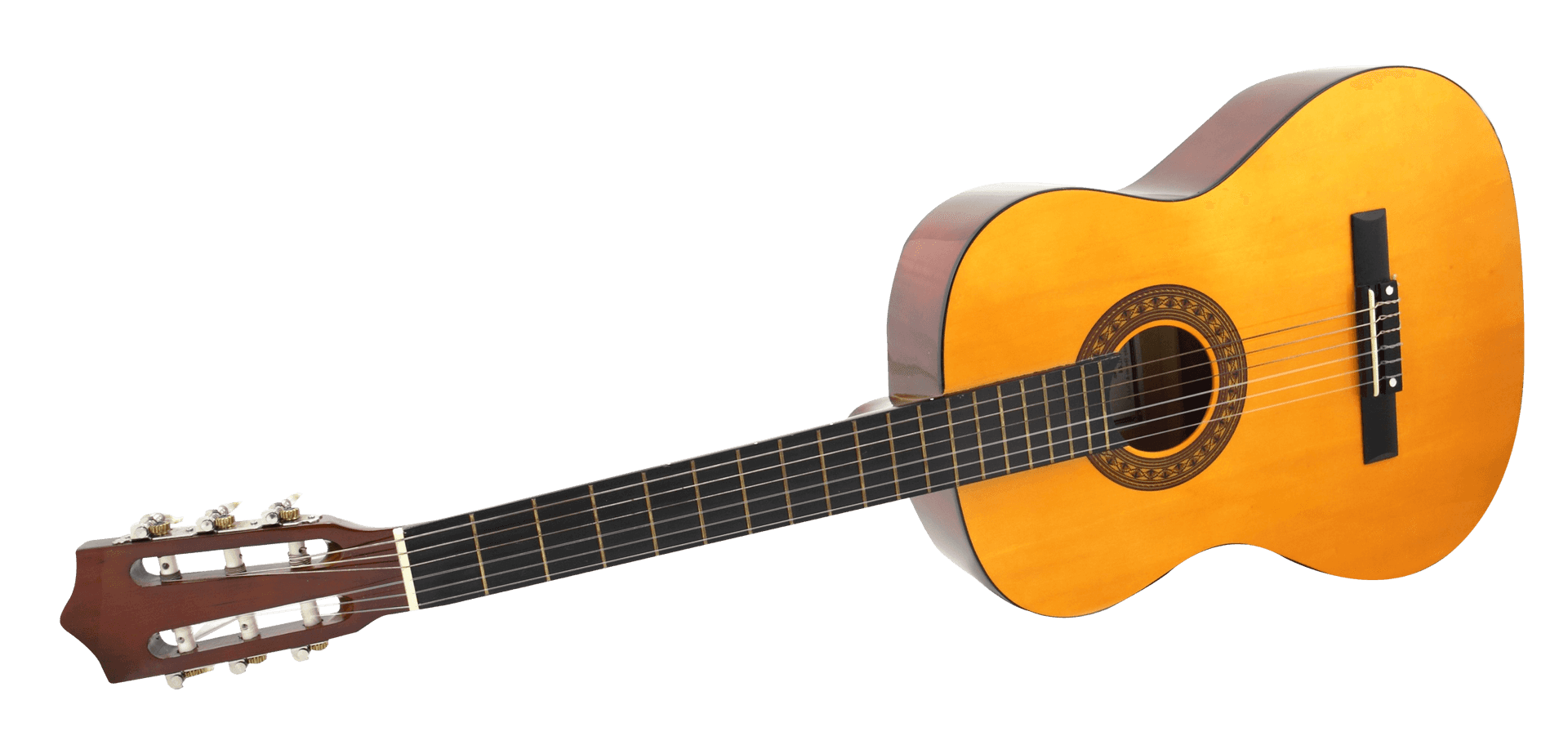 Classic Acoustic Guitar Isolated PNG image