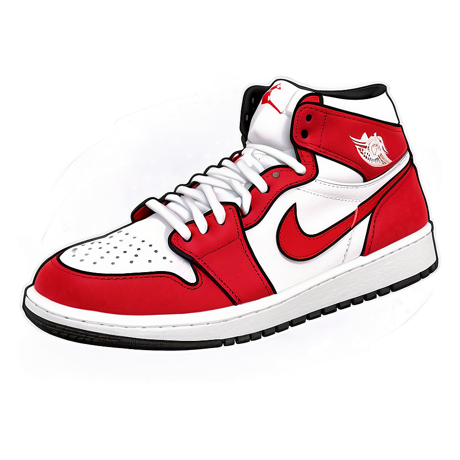 Classic Air Jordan 1 Design Png 06202024 PNG image