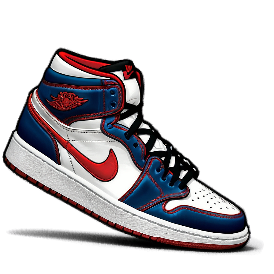 Classic Air Jordan 1 Design Png 58 PNG image