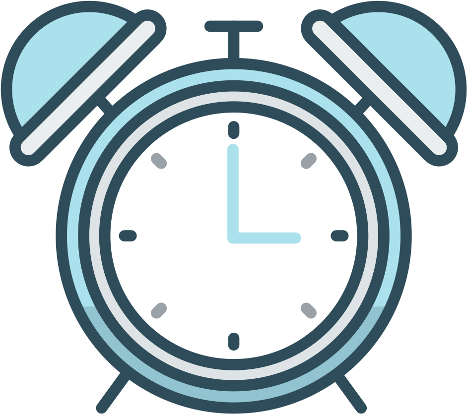 Classic Alarm Clock Illustration PNG image