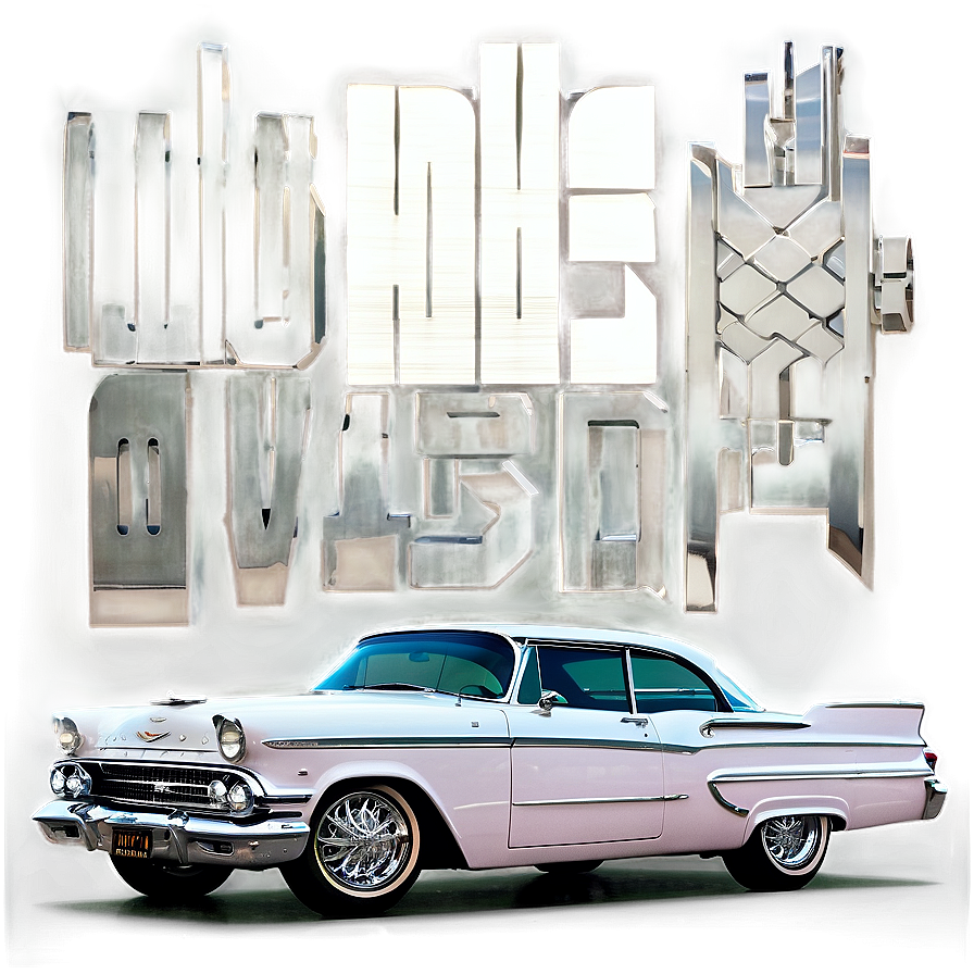 Classic American Lowrider Png 06112024 PNG image