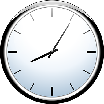 Classic Analog Clock PNG image