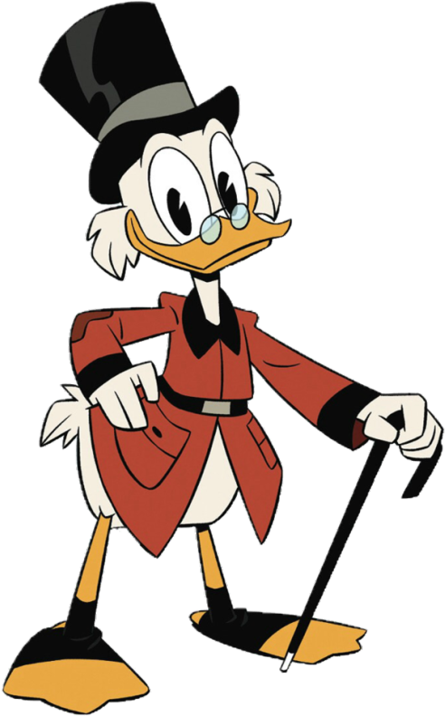 Classic_ Animated_ Duck_ Character PNG image