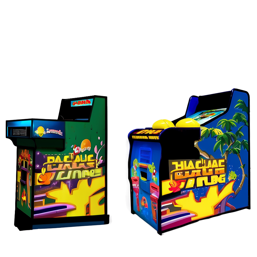 Classic Arcade Games Png 06292024 PNG image