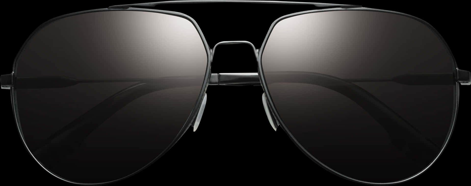 Classic Aviator Sunglasses Black PNG image