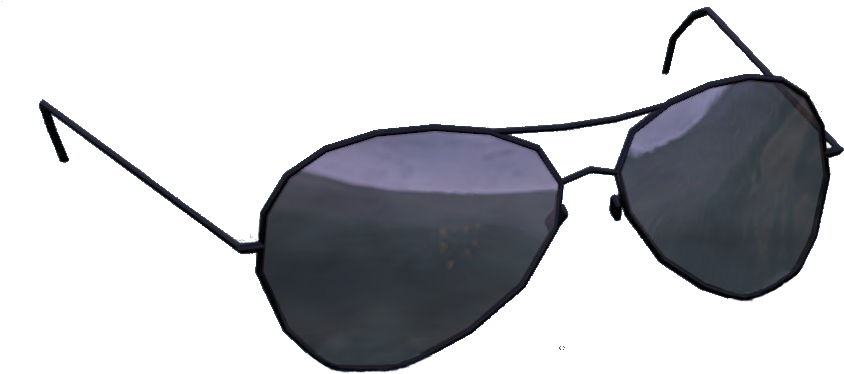 Classic Aviator Sunglasses Illustration PNG image