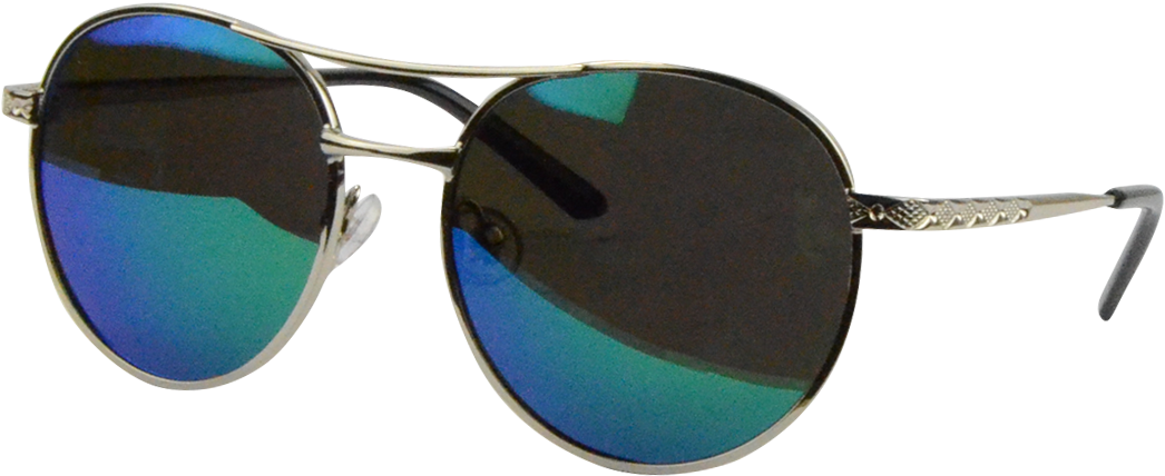 Classic Aviator Sunglasses Transparent Background PNG image