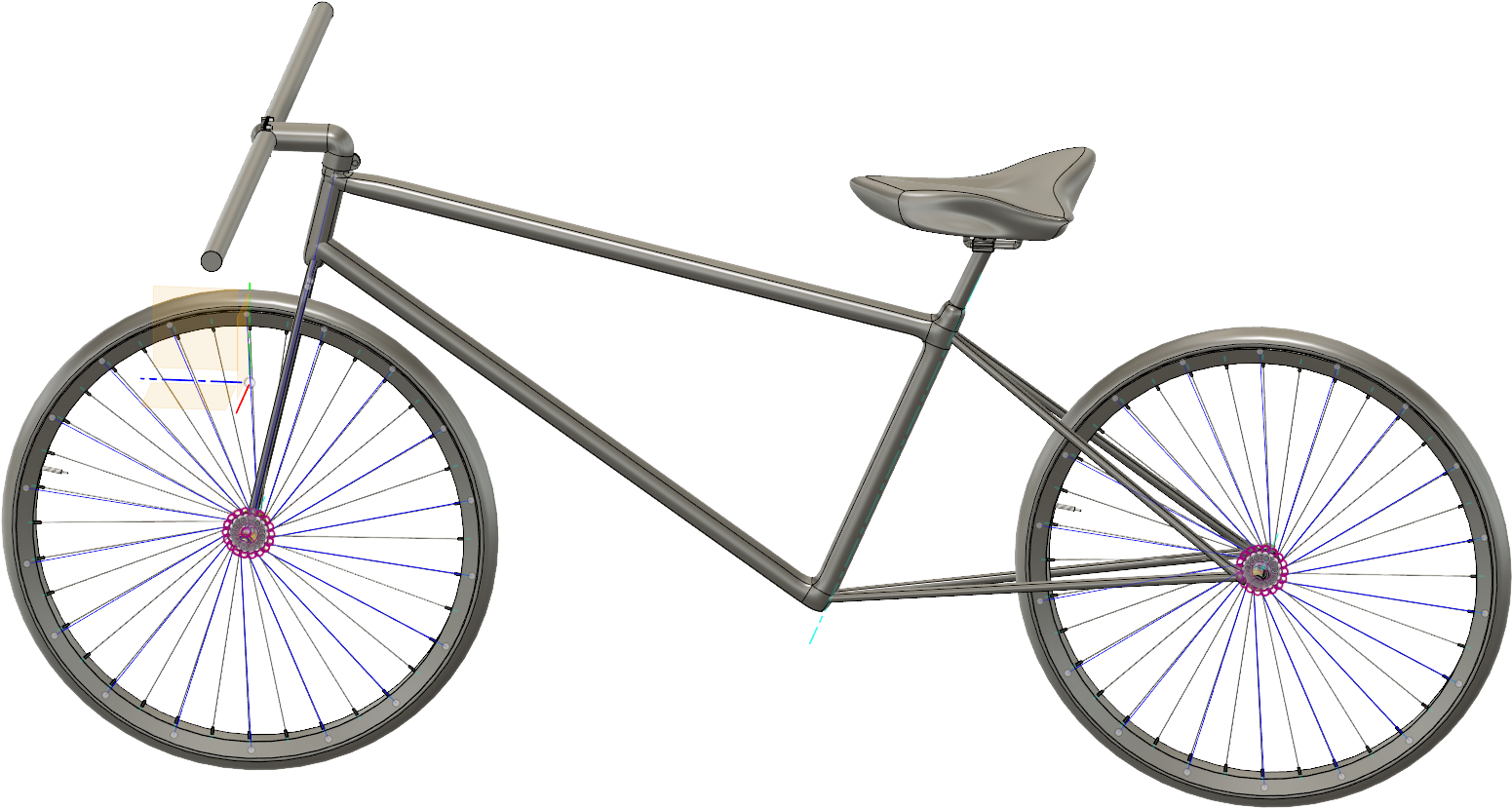 Classic B M X Bike Profile PNG image