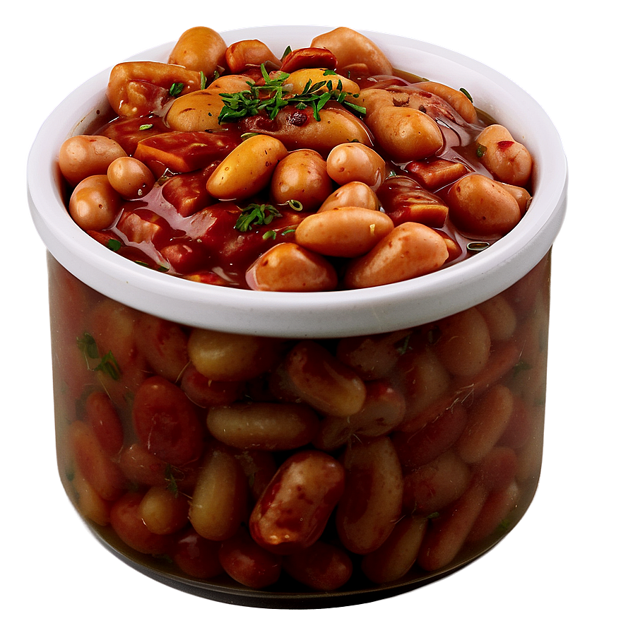 Classic Baked Beans Dish Png Fbx PNG image