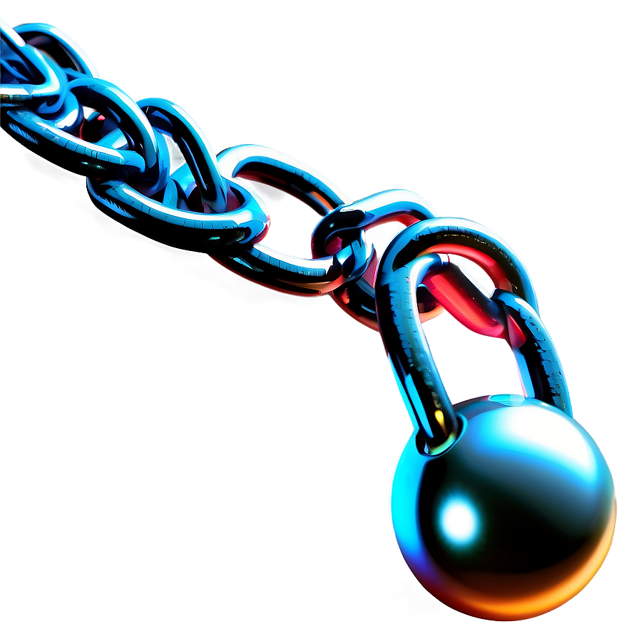 Classic Ball And Chain Outline Png 85 PNG image