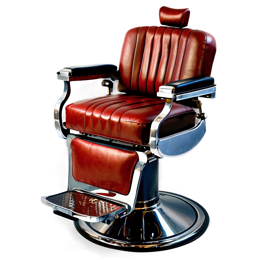 Classic Barber Salon Chair Png Cba96 PNG image