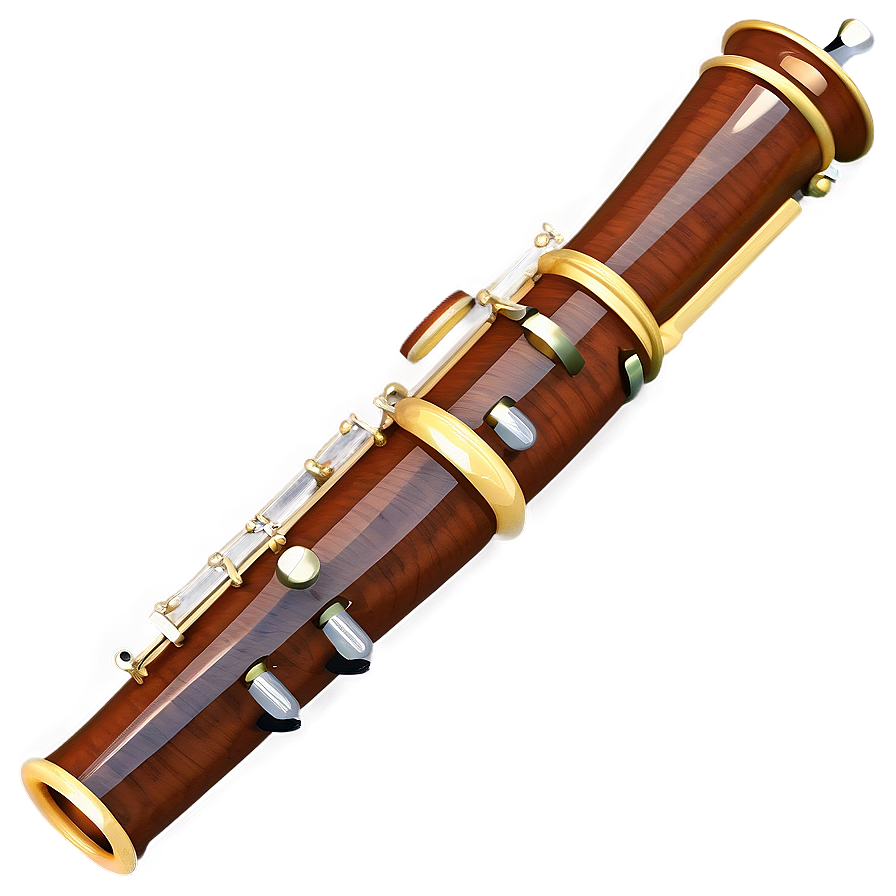 Classic Bassoon Design Png 06272024 PNG image