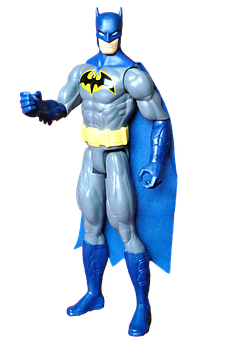 Classic Batman Action Figure PNG image