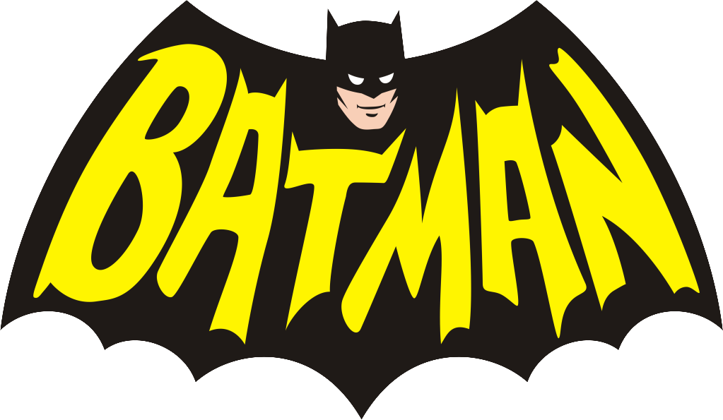 Classic Batman Logowith Character PNG image