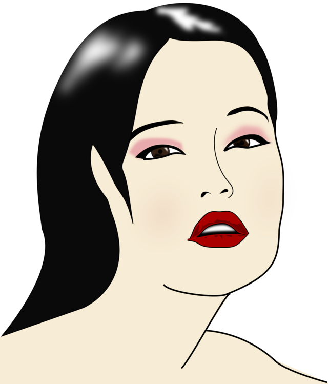 Classic Beauty Makeup Illustration PNG image