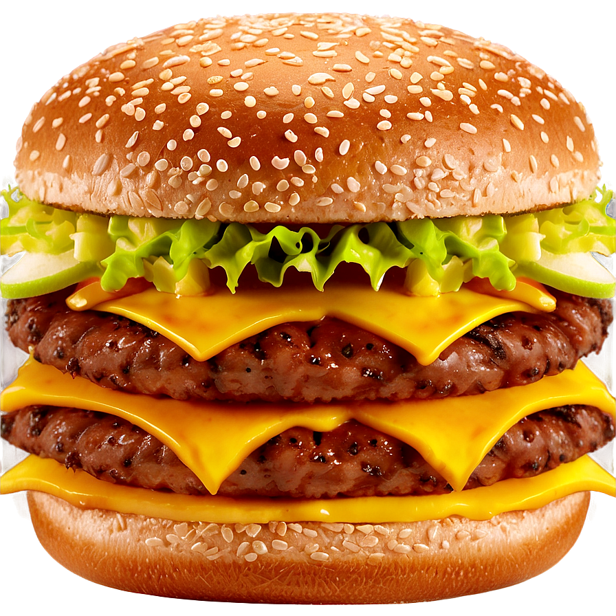 Classic Big Mac Burger Png Get PNG image